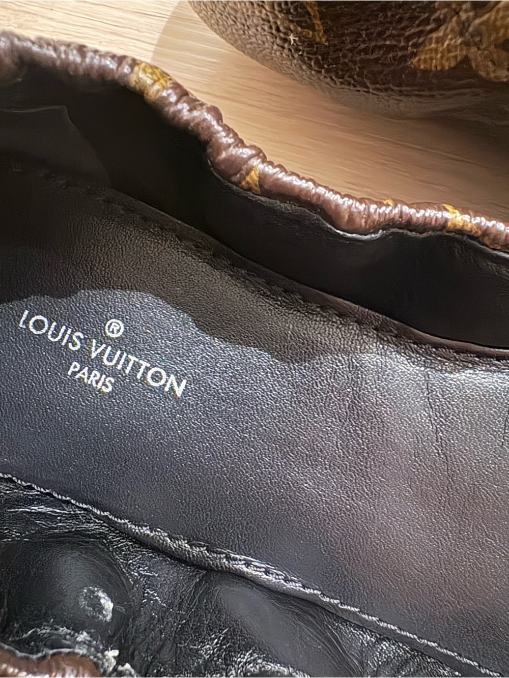Louis Vuitton Brown Monogram Patent Toe Ballet Flats - Picture 5 of 9